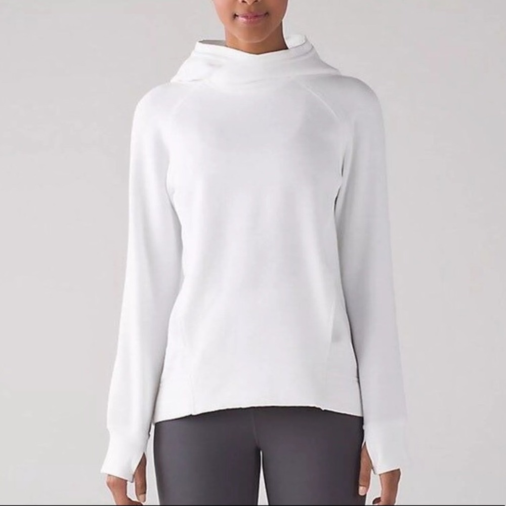 Lululemon white hooded jacket (this item is NWOT)
